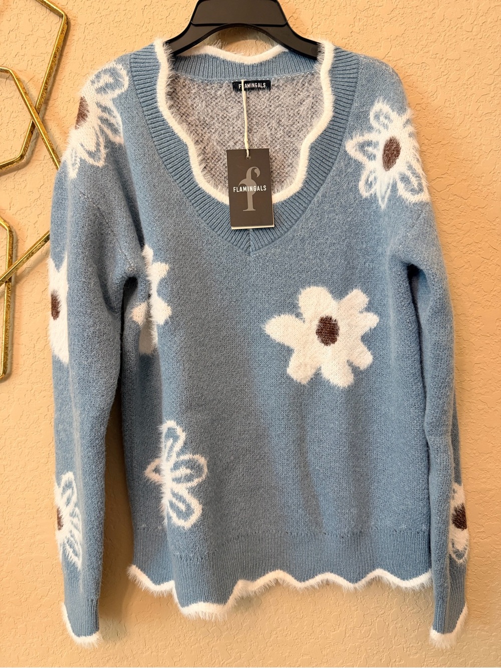 Sweater Floral Size Small
